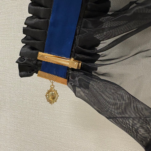 <15076>ボンネット風ヘッドドレス
